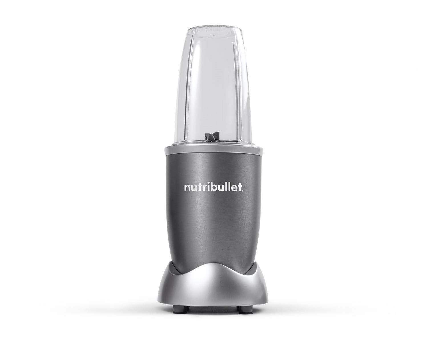 Nutribullet 600 Watts , Multi-Function High Speed Blender , Mixer System With Nutrient Extractor , Smoothie Maker, Gray , 5 Piece Set 1 year warranty مجموعة خلاط بقدرة 600 واط من نوتري بوليت Nutribullet 600 Watts , Multi-Function High Speed Blender , Mixer System With Nutrient Extractor , Smoothie Maker, Gray , 5 Piece Set 1 year warranty مجموعة خلاط بقدرة 600 واط من نوتري بوليت
